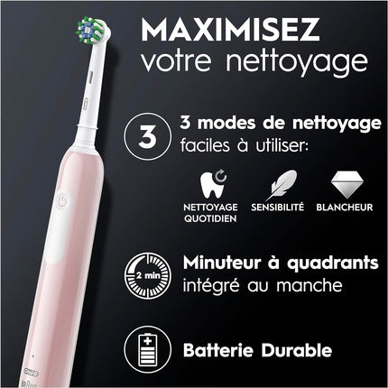 Periuță electrică, Oral-B, Pro Series 1, roz