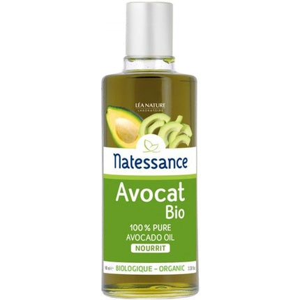Ulei de Avocat Bio Natessance 100% Pur 100ml