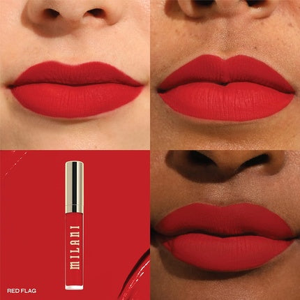 Ruj lichid Milani Stay Put Longwear Liquid Lipstick Red Flag