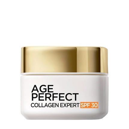 Cremă de zi L'Oreal Paris Age Perfect Collagen Expert SPF 30, alb/gold