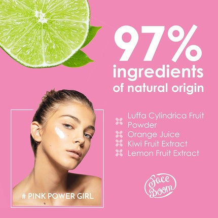 Exfoliant facial, Body Boom, mixed skin, roz