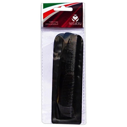 Setablu Pocket Comb - Păstăi de păr pentru femei, negru, plastic