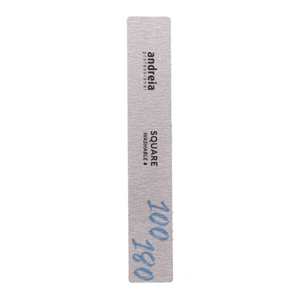 Pila pentru unghii, Andreia, Square Toe, 100/180, gri
