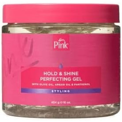 Gel de păr Luster's Pink Hold & Shine Perfecting Gel, roz, 16 oz