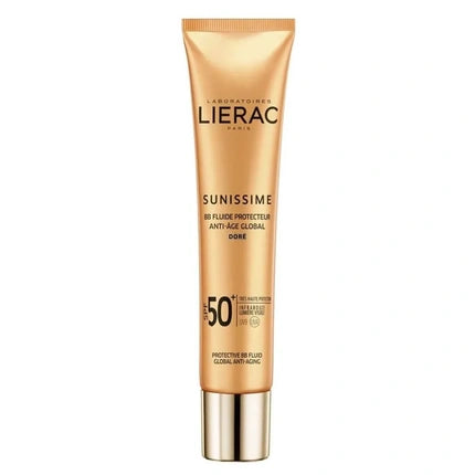 Fluid de protecție solară Lierac Sunissime BB Golden SPF 50, 40ml, Culoare aurie