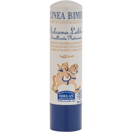 Balsam de buze pentru copii, Helan Linea Bimbi Bio, cu unt de cacao, ulei de măsline și vanilie, 20 g