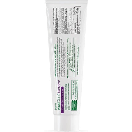Pastă de dinți, Aloe Dent, Sensitive fără fluor, 100ml