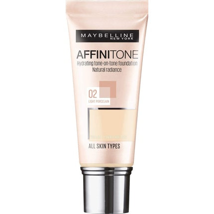 Fond de ten, Maybelline New York, Affinitone, 02 Porţelan deschis