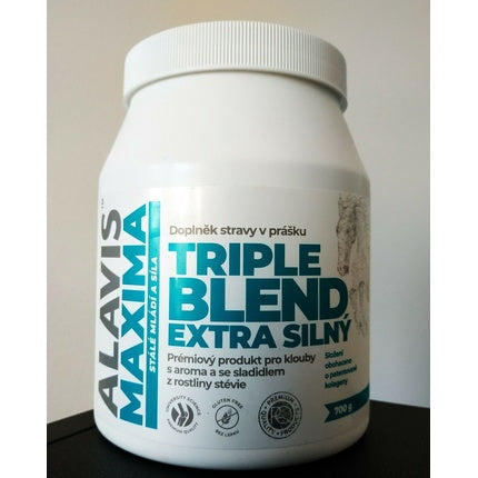 Pudră supliment, Alavis, MAXIMA Triple Blend Extra Strong, cu colagen și vitamina C, 700g