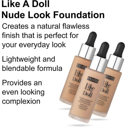 Fond de ten fluid, Pupa Milano, Like A Doll, Beige