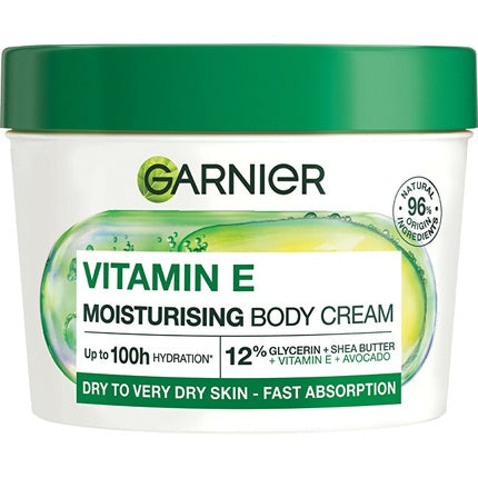 Cremă Hidratantă de Corp Garnier cu Avocado și Vitamina E, 380 ml