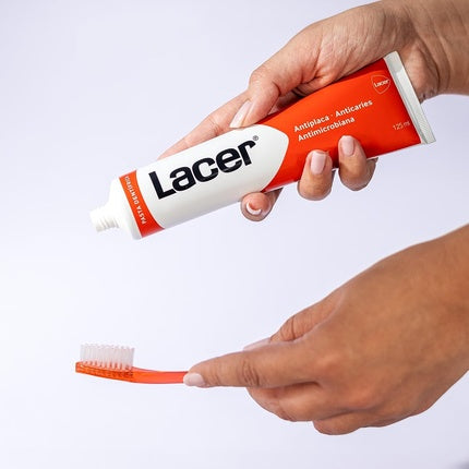 Pasta de dinți Lacer, Anticarii, 125ml, roșu