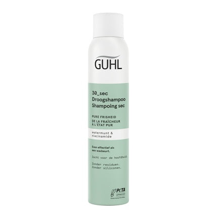 Guhl Dry Shampoo 30 Seconds Pure Freshness, Verde mentolată, 187 g