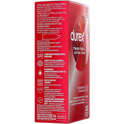 Prezervative Durex Thin Feel Extra Thin, transparent