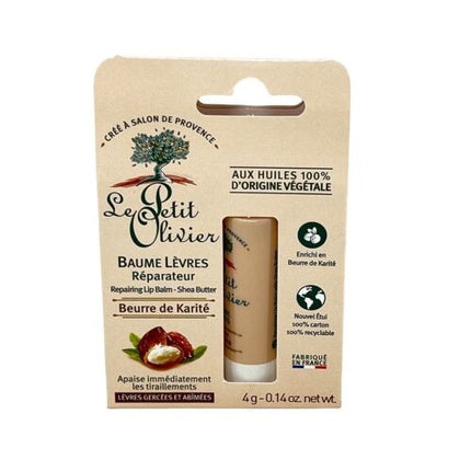Balsam de buze Le Petit Olivier cu unt de shea 4g din Franța