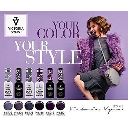 Gel Polish Victoria Vynn No. 212 Dark Crimson, 7ml