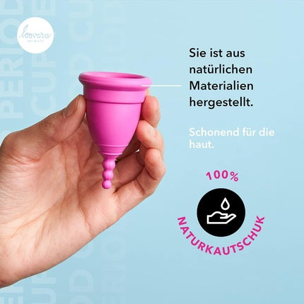 Cupă menstruală Loovara, mărime L, cauciuc natural