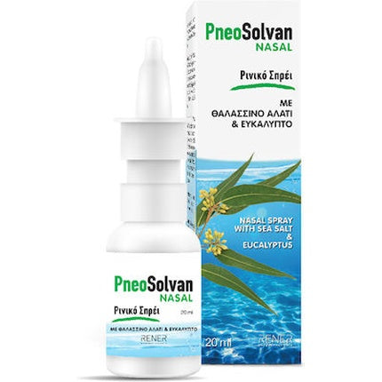 Spray Nazal Rener Pneosolvan cu Eucalipt și Apă de Mare, 20ml