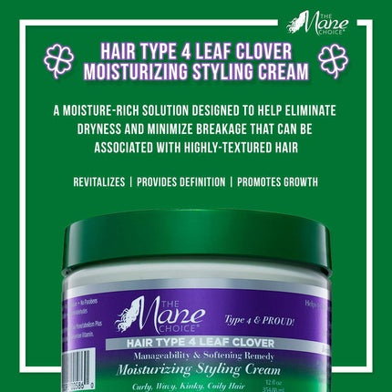 Cremă păr, The Mane Choice, Leaf Clover, verde