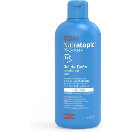 Gel de dus pentru piele atopica, ISDIN Nutratopic Pro-AMP, 400ml