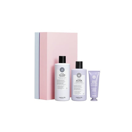 Set îngrijire păr Maria Nila Sheer Silver Booster Holiday Box