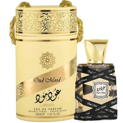 Perfum Lattafa Oud Mood Unisex, 30ml, ambalaj premium