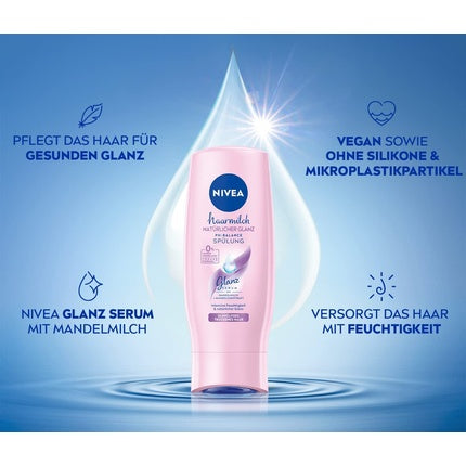 Condiționar NIVEA Hair Milk Natural Shine Mild, 200ml