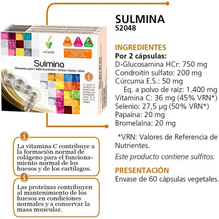 Supliment alimentar, Nova Diet, Sulmina, 60 capsule