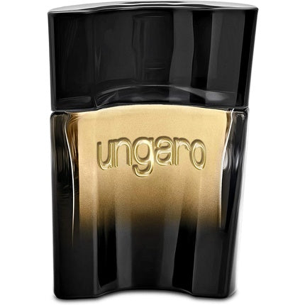Parfum Emanuel Ungaro Feminine, 100 ml, sticlă neagră cu inserție aurie
