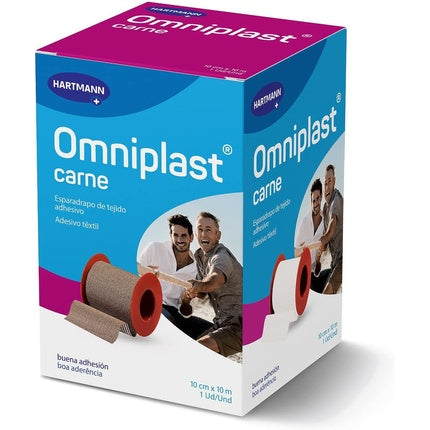 Banda adezivă Omniplast Pink, 10 cm x 10 m