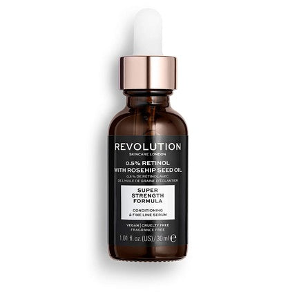Serum anti-îmbătrânire Revolution Skincare Retinol 05, sticlă ambrată cu dozator picătură