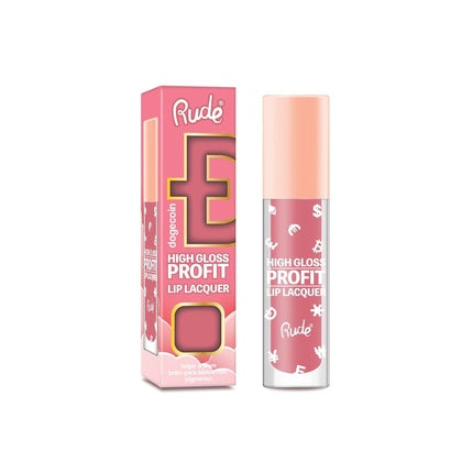 Rude High Gloss Profit Lip Lacquer, 40g, roz