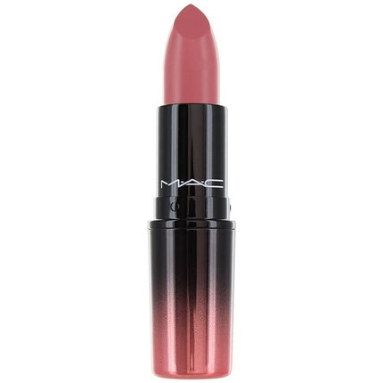 Ruj MAC Love Me, culoare roz pudrată, capac transparent
