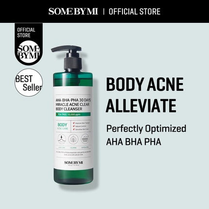 Gel de duș Some By Mi AHA BHA PHA 30 Days Miracle Acne Clear Body Cleanser 400 ml