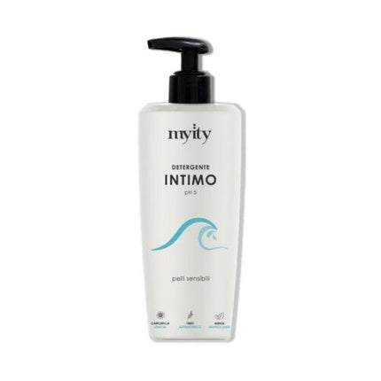 Detergent intim pH 5, Myity, 200ml, alb cu pompă neagră