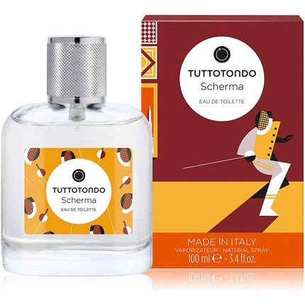 Eau de Toilette Tuttotondo Scherma, galben-portocaliu, 100ml