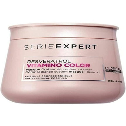Masca de păr L'Oreal Serie Expert Vitamino Color, 250ml, roz
