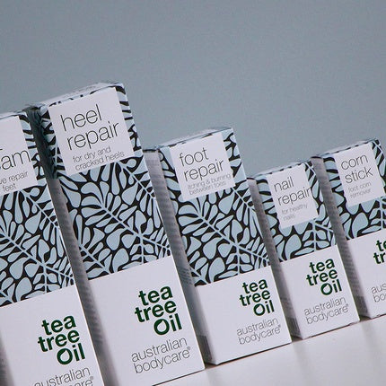 Cremă picioare, Australian Bodycare, ulei arbore de ceai, design floral