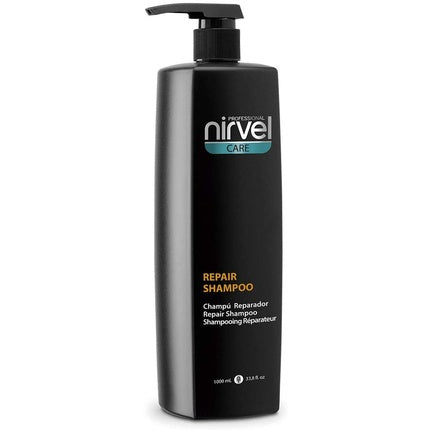 Șampon Nirvel CARE Repair, sticlă neagră cu pompoară, 1000ml