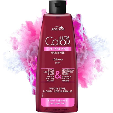 Clătire colorantă, Joanna, Ultra Color Pink, 150ml