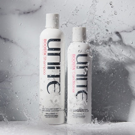 Șampon Unisex Unite Boosta, 10 oz (300 ml), textură cremoasă albă