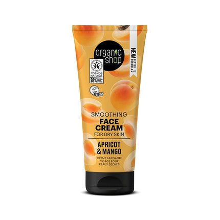 Cremă de față Organic Shop, Apricot și Mango, 50ml