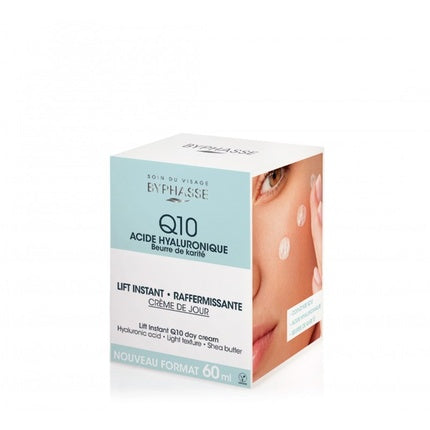 Cremă de față Byphasse Lift Instant Q10, de zi, cu efect de fermitate, pentru ten normal, 60 ml