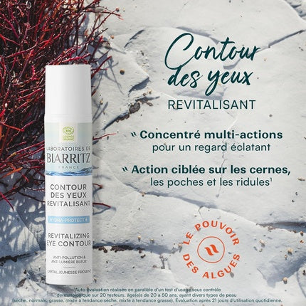 Cremă de ochi, Laboratoires De Biarritz, Hydra-Protect Revitalizing Eye Contour Organic, 15 ml