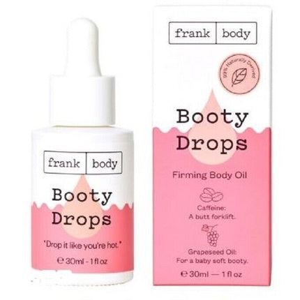Ulei de corp, Frank Body, Booty Drops, 30ml, alb-roz