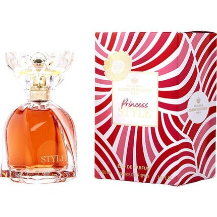 Parfum Princesse Marina De Bourbon Princess Style Eau De Parfum Spray, 100ml, sticlă transparentă cu lichid ambră