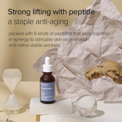 Serum Anti-îmbătrânire Mary & May 6 Peptide Complex, 30 ml