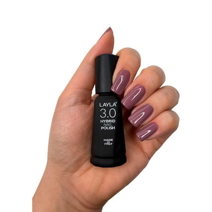Layla Hybrid Nail Polish, 30 Hybrid Nail Polish No 21, negru, 10ml