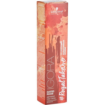 Vopsea de par permanenta, Schwarzkopf Igora Royaltakeover, 6-491 Blond inchis bej violet cendre, 60ml