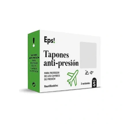 Tapoane anti-presiune Eps, Set de 2 unități, Reutilizabile, Alb și Verde